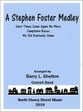 A Stephen Foster Medley Concert Band sheet music cover
